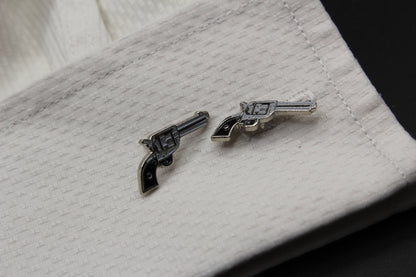 Handguns .45 Revolver Cufflinks