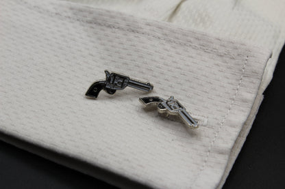 Handguns .45 Revolver Cufflinks