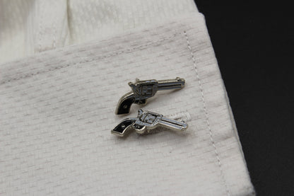 Handguns .45 Revolver Cufflinks