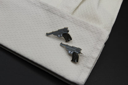 Handguns Walther P38 Pistol Cufflinks