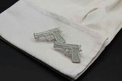 Handguns .45 Caliber Pistols Cufflinks