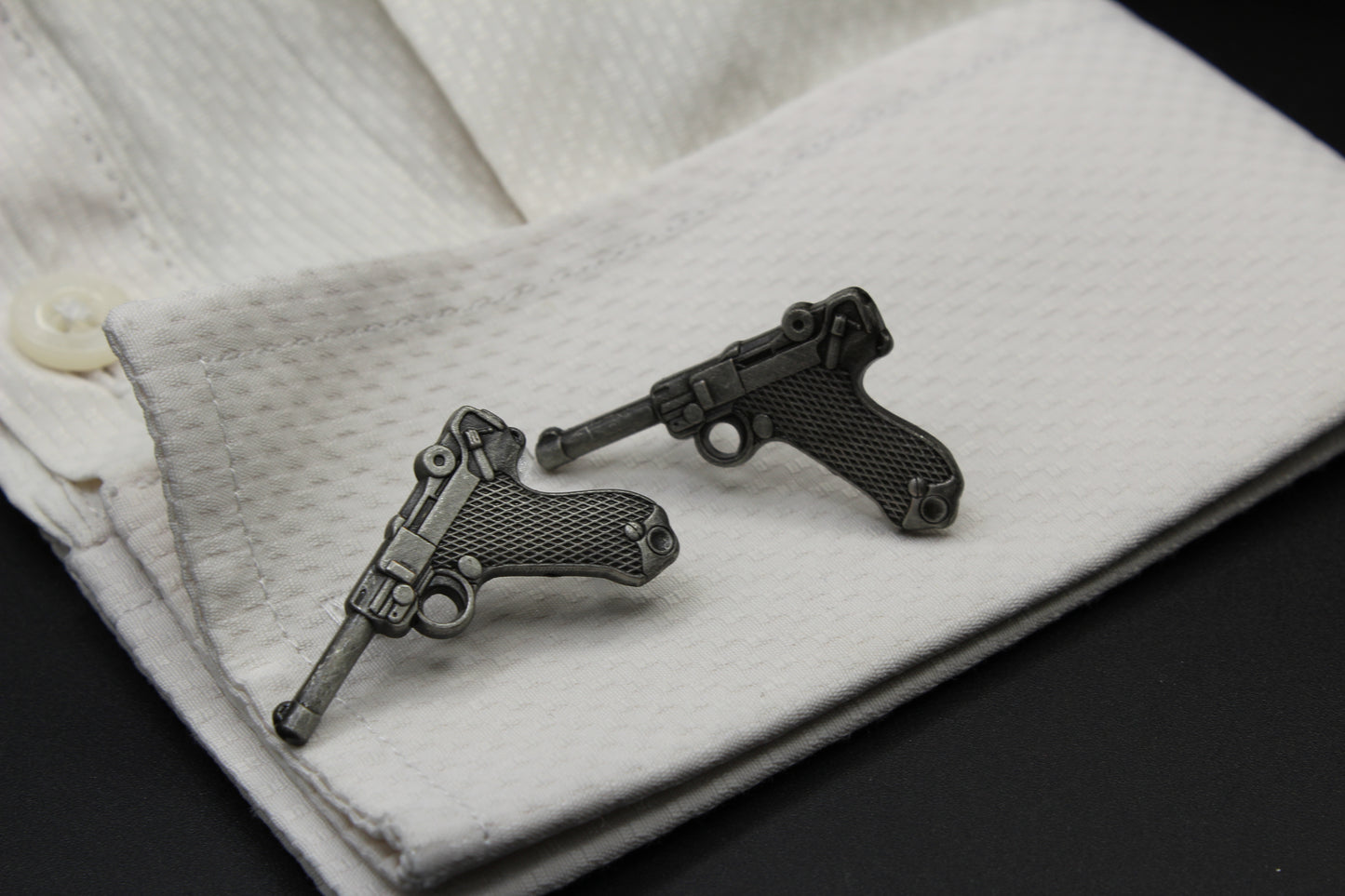 Handguns 9MM Luger Cufflinks