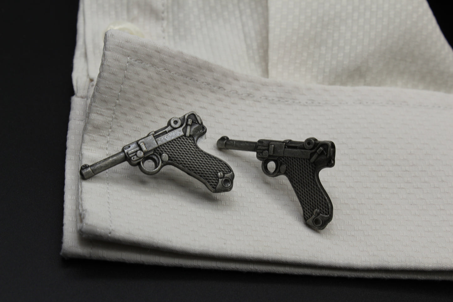 Handguns 9MM Luger Cufflinks