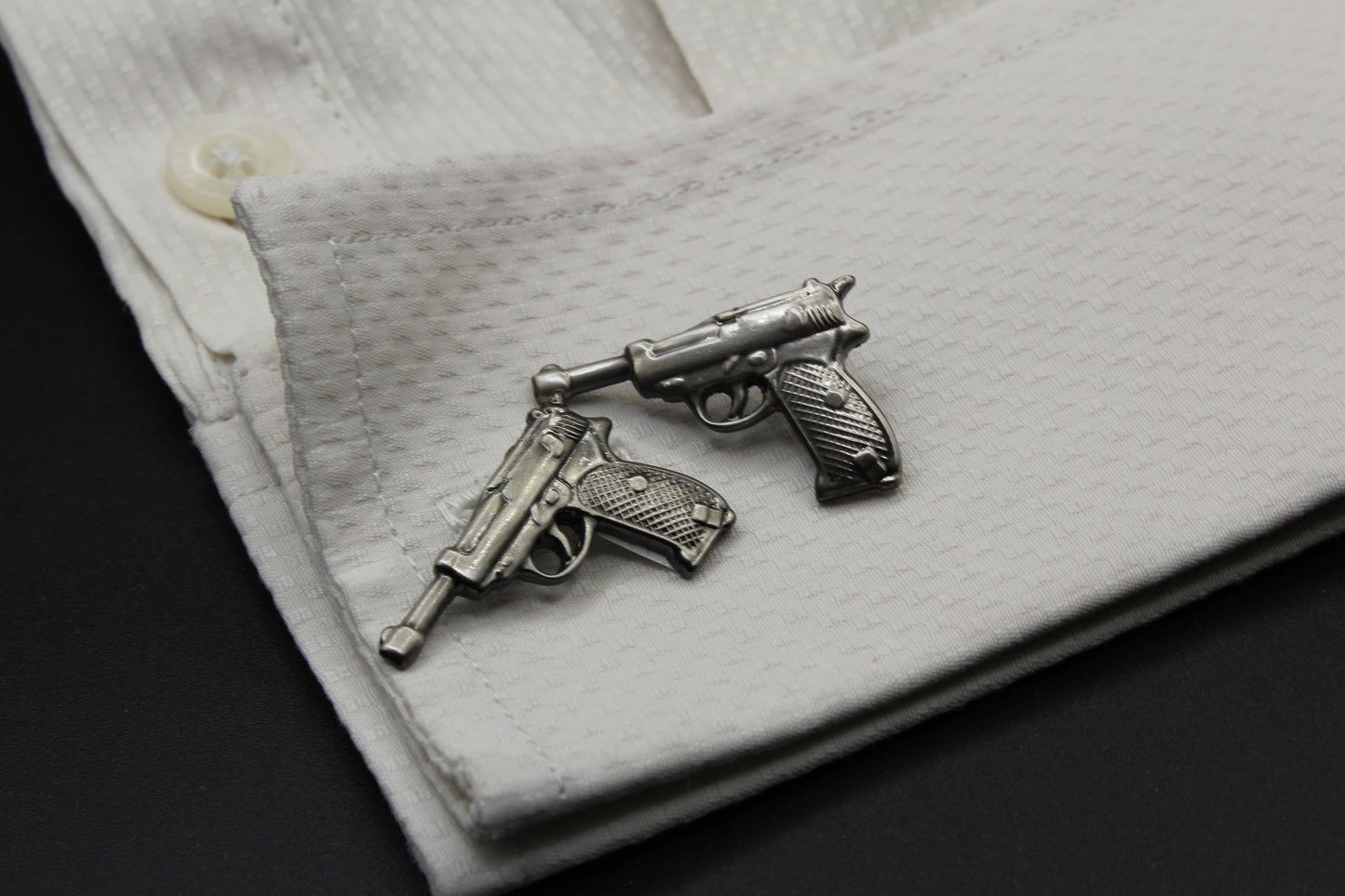 Handguns Walther P38 Pistol Cufflinks