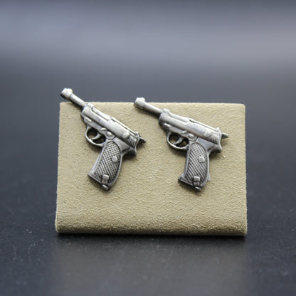 Handguns Walther P38 Pistol Cufflinks