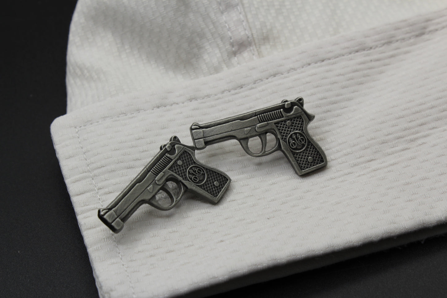 Handguns .45 Caliber Pistol Cufflinks