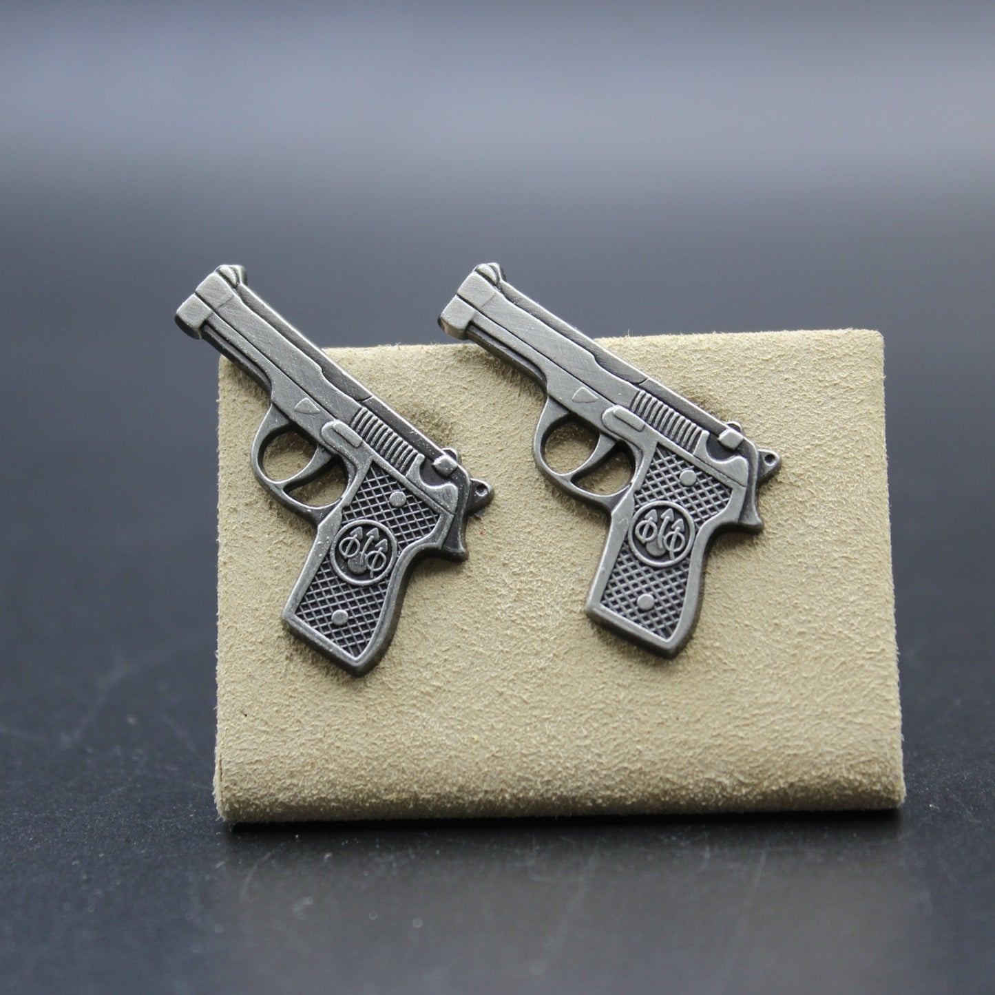 Handguns .45 Caliber Pistol Cufflinks