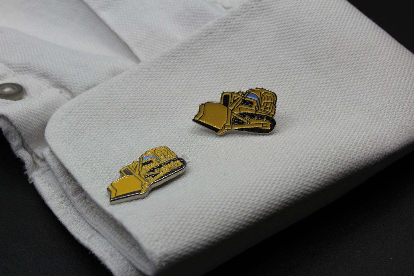 Bulldozer Cufflinks