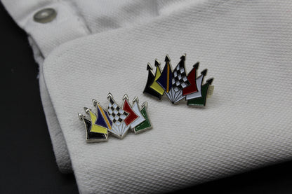 Checkered Flags Cufflinks