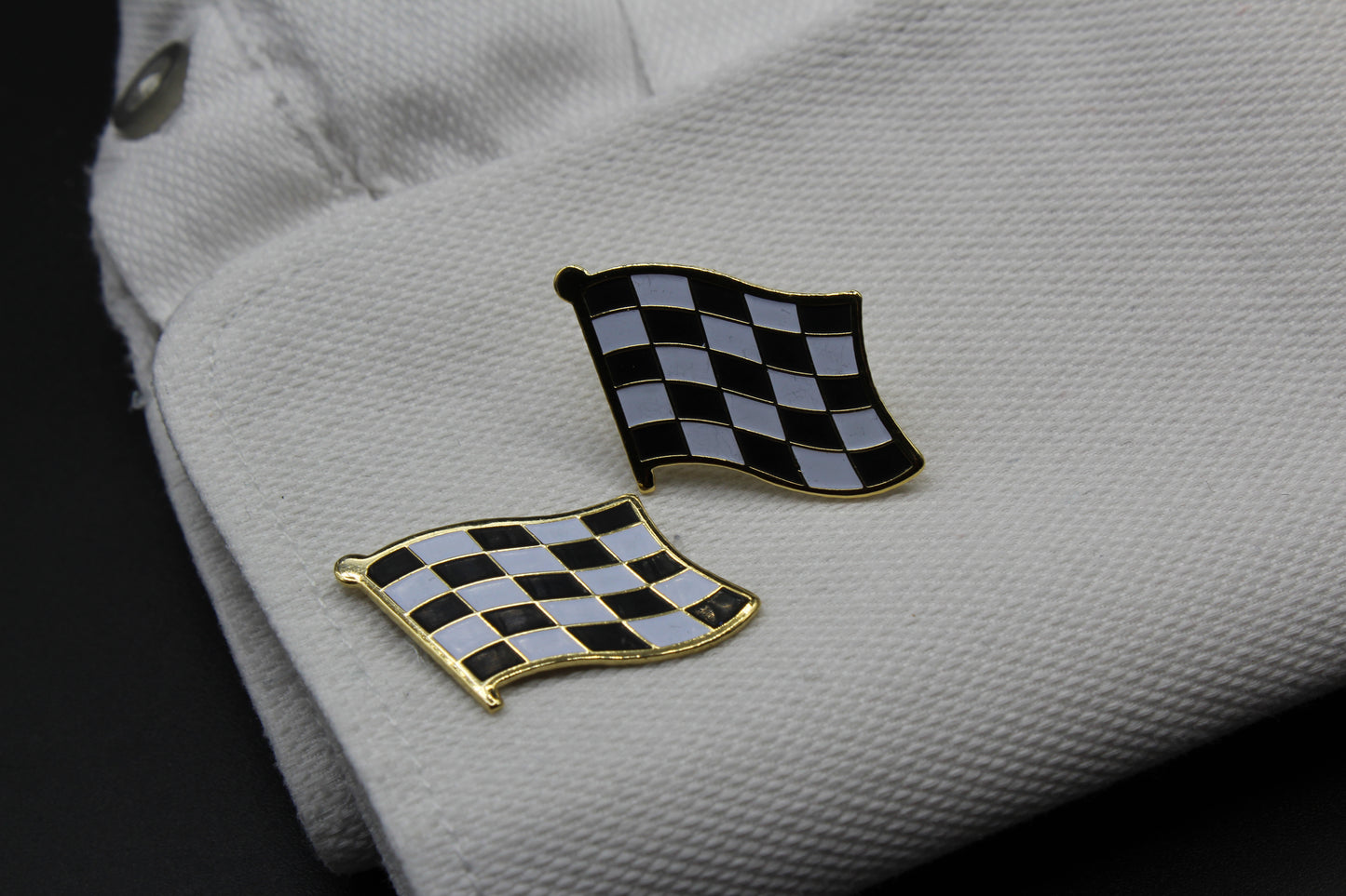 Checkered Flags Cufflinks