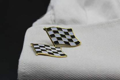 Checkered Flags Cufflinks