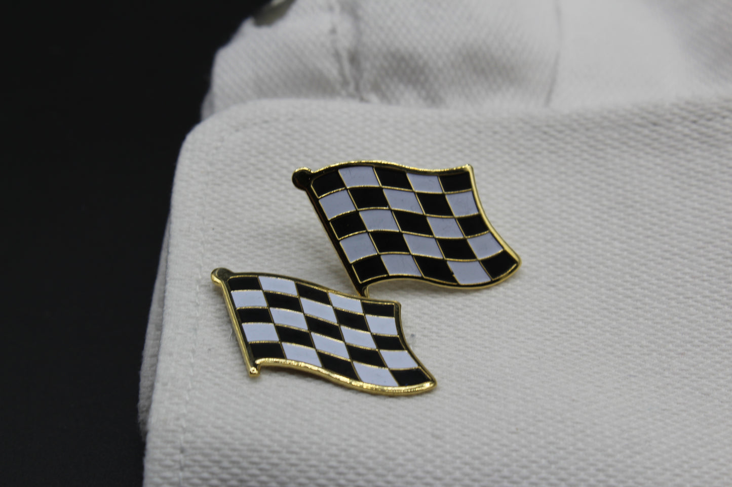 Checkered Flags Cufflinks