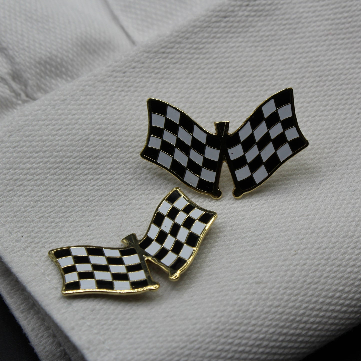 Checkered Flags Cufflinks