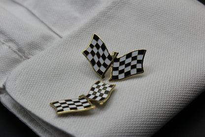 Checkered Flags Cufflinks