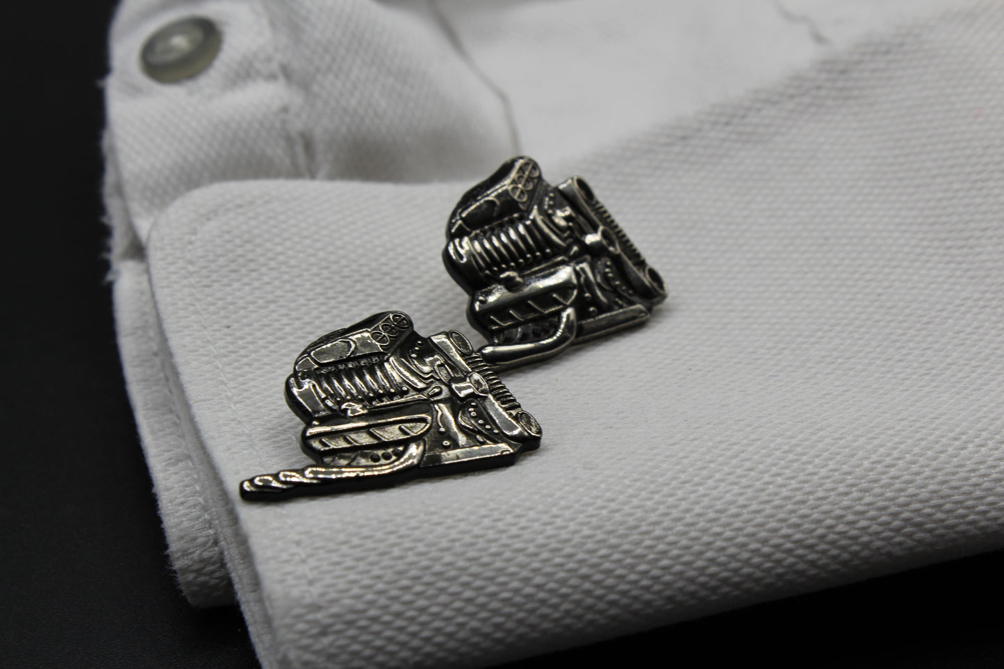 Car Engine Cufflinks