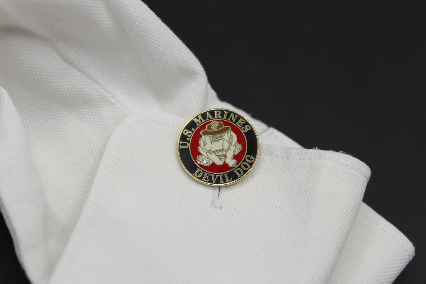 Bulldog USMC Devil Dog Cufflinks