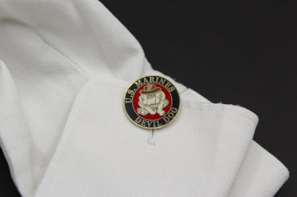 Bulldog USMC Devil Dog Cufflinks