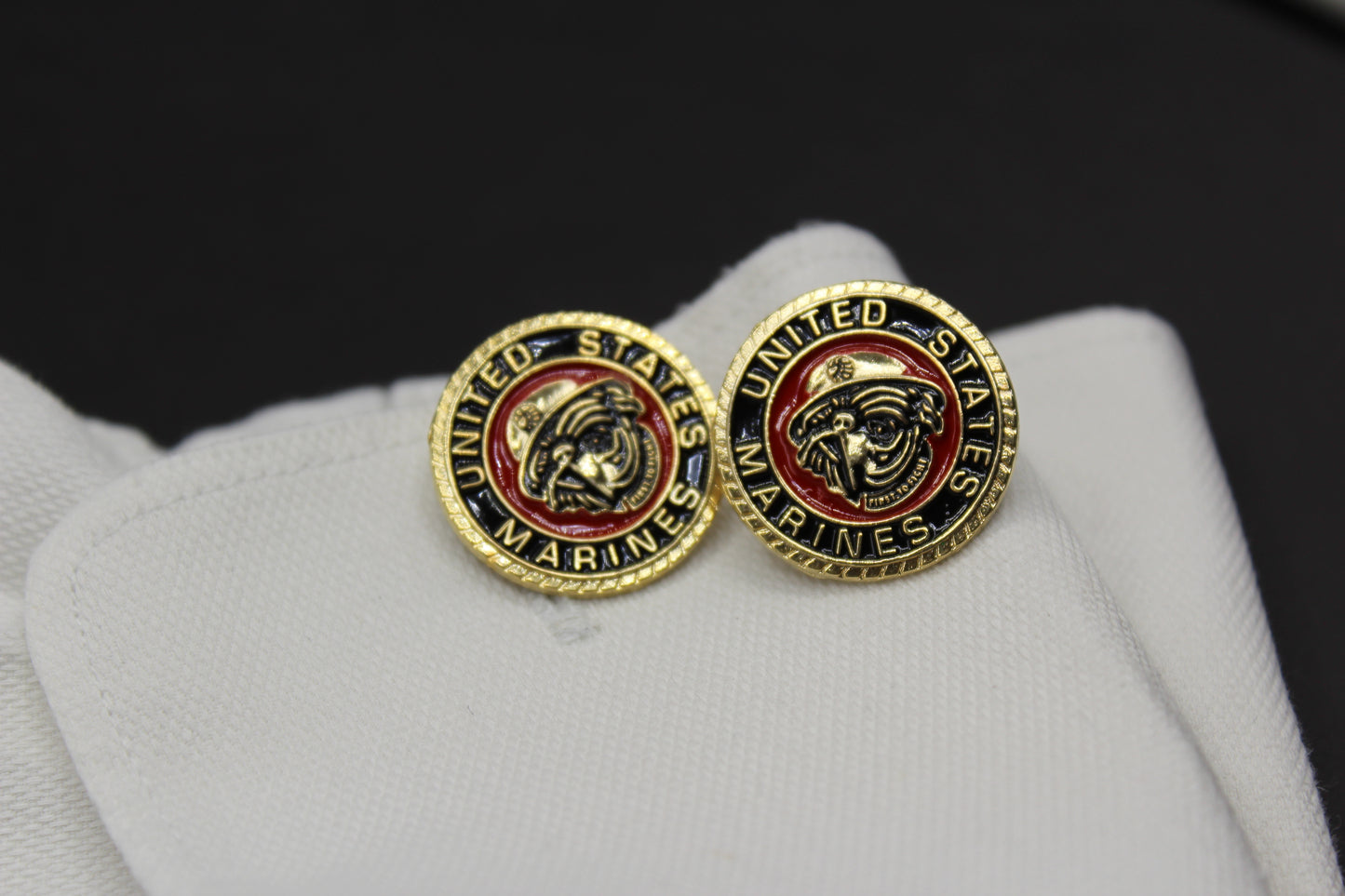 Bulldog USMC 3D Cufflinks