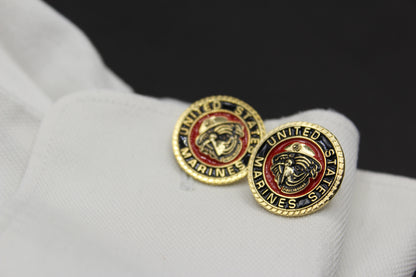 Bulldog USMC 3D Cufflinks