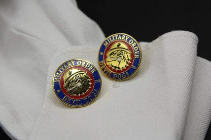 Bulldog USMC Military Order Devil Dog Cufflinks