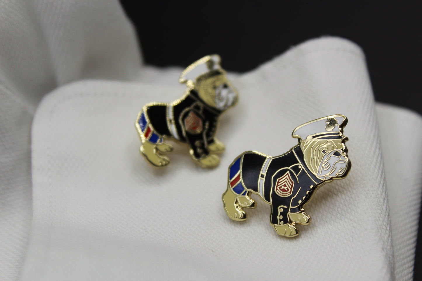 Bulldog USMC Dressed Cufflinks