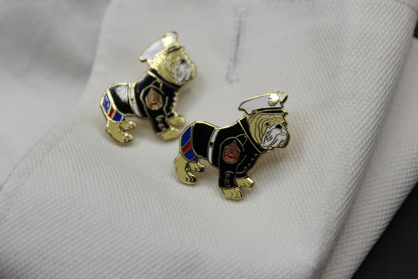 Bulldog USMC Dressed Cufflinks