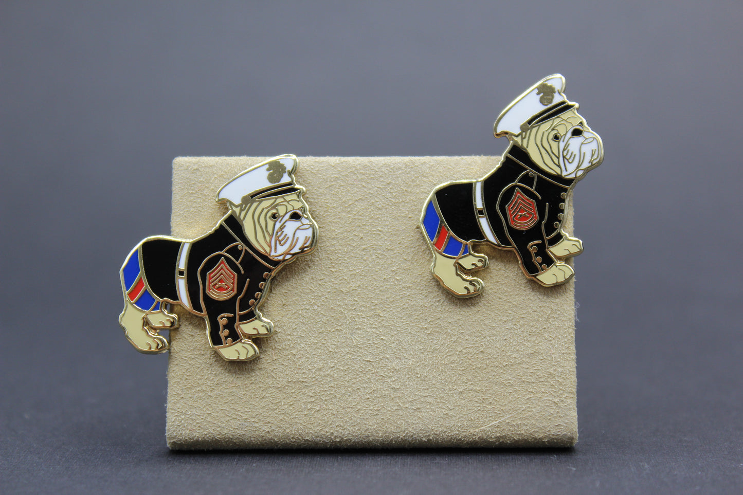 Bulldog USMC Dressed Cufflinks