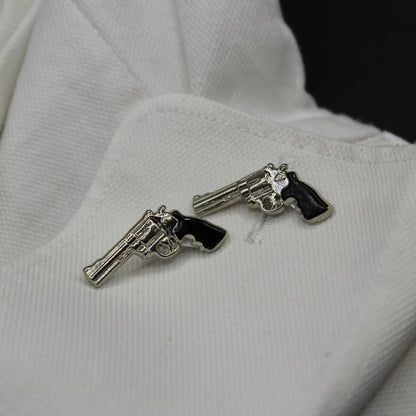 Handguns 357 Magnum Revolvers Cufflinks