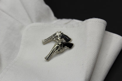 Handguns 357 Magnum Revolvers Cufflinks