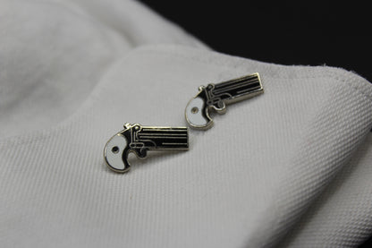 Handguns .38 Calibre Derringer Cufflinks