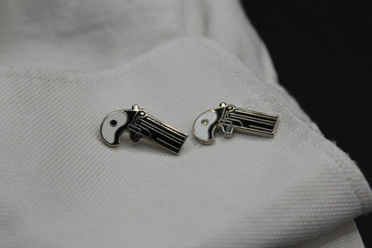 Handguns .38 Calibre Derringer Cufflinks