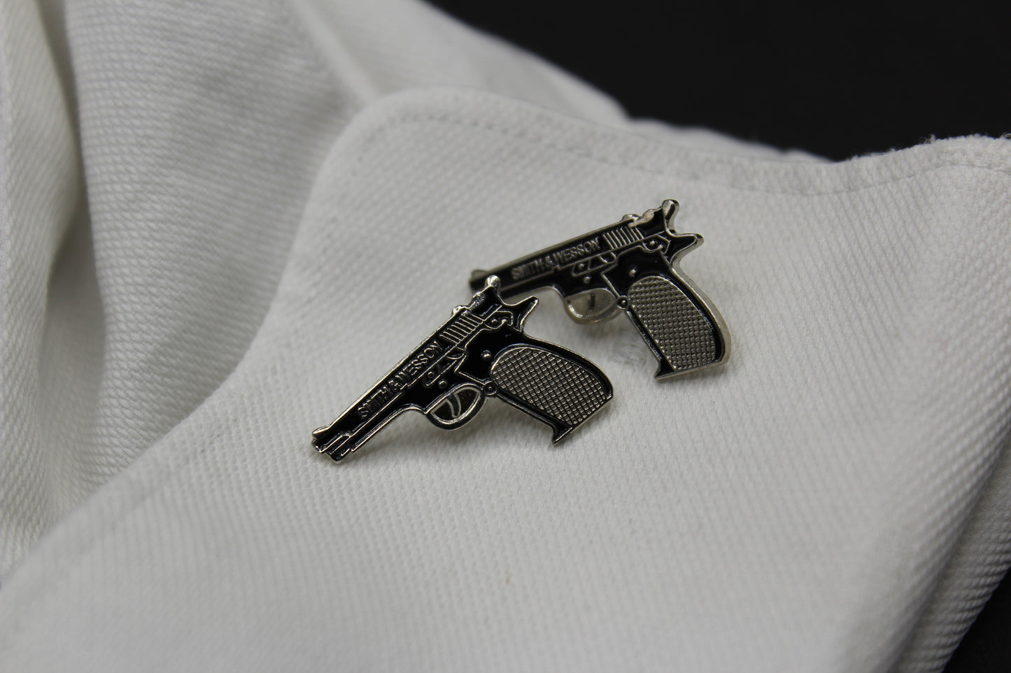 Handguns .45 Caliber Pistol Smith & Wesson Cufflinks