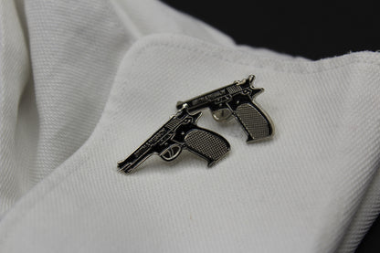 Handguns .45 Caliber Pistol Smith & Wesson Cufflinks