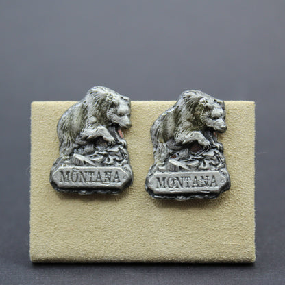 Montana Bear Cufflinks