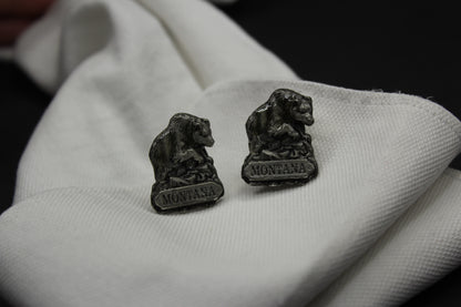 Montana Bear Cufflinks