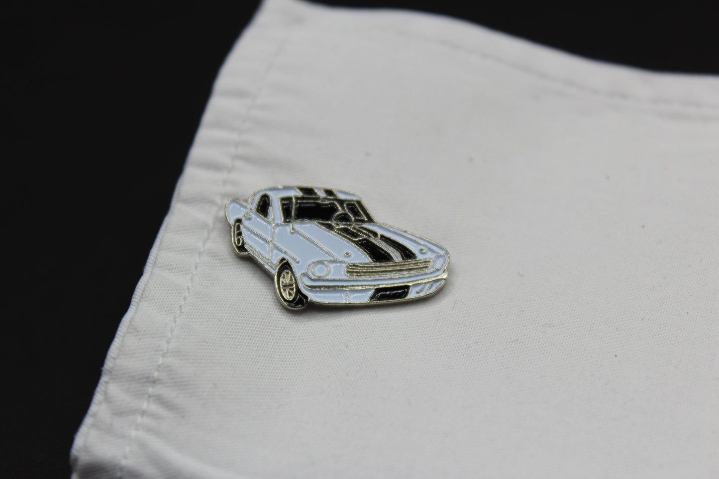 Ford Mustang GT GT350 with Striped Hood Cufflinks