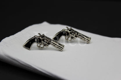 Handguns .45 Revolver Cufflinks