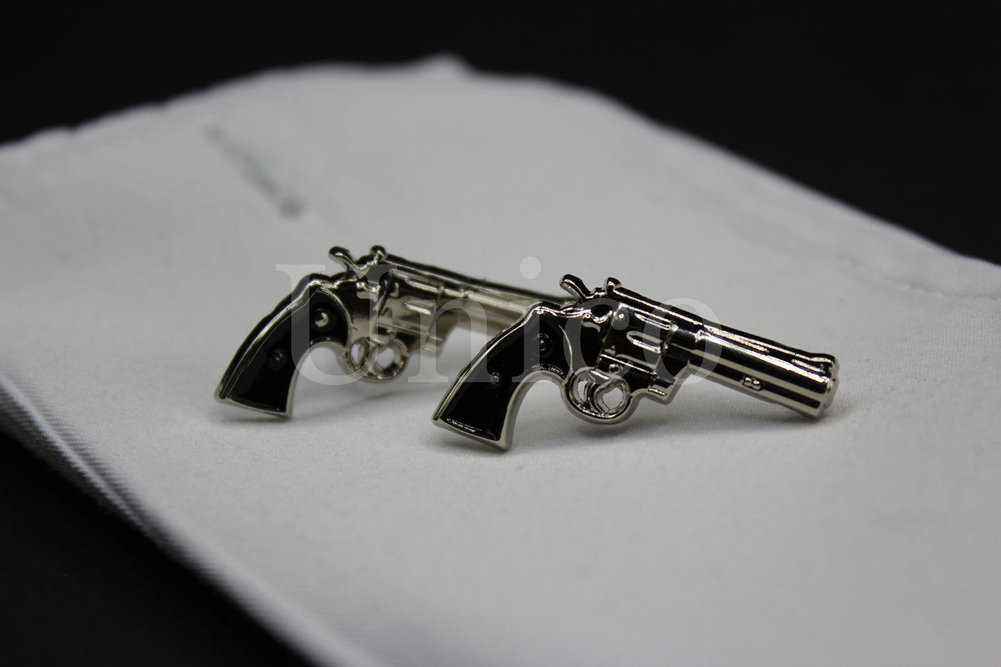 Handguns .45 Revolver Cufflinks