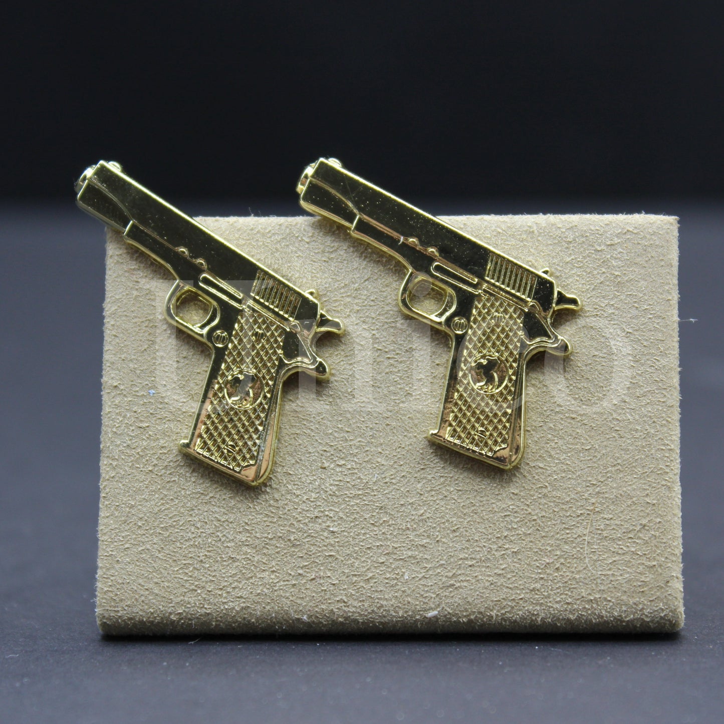 Handguns .45 Caliber Pistol Cufflinks