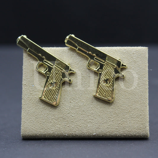 Handguns .45 Caliber Pistol Cufflinks