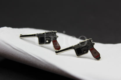 Handguns 9MM Mauser Cufflinks