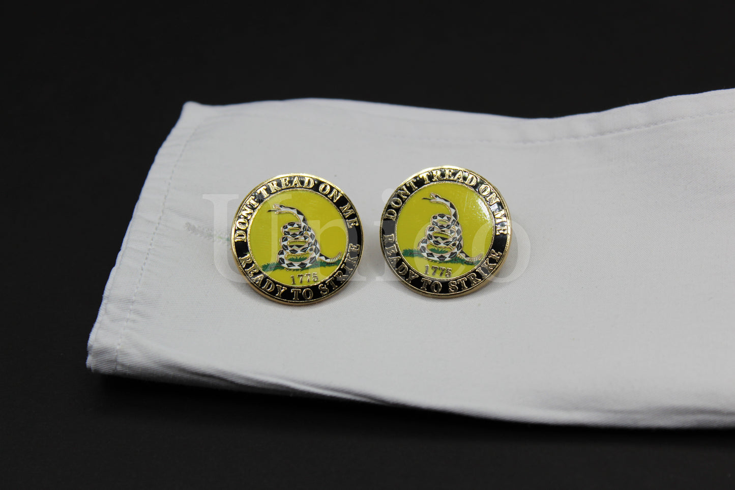 Dont Tread On Me Ready to Srike 1775 Cufflinks