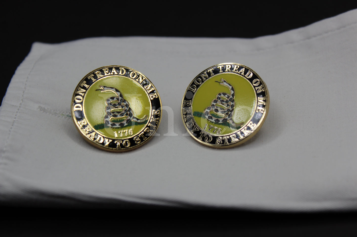 Dont Tread On Me Ready to Srike 1775 Cufflinks