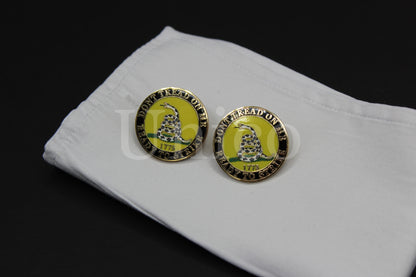 Dont Tread On Me Ready to Srike 1775 Cufflinks