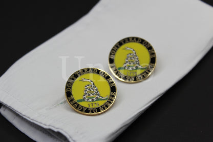 Dont Tread On Me Ready to Srike 1775 Cufflinks