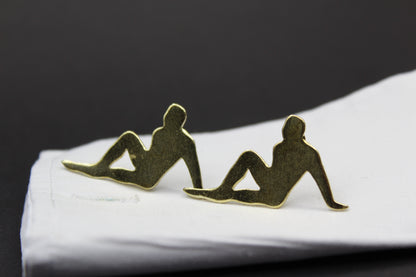 Mudflap Man Right Cufflinks