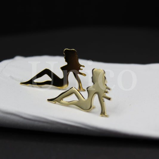 Mudflap Lady Left Cufflinks