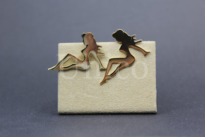 Mudflap Lady Left Cufflinks