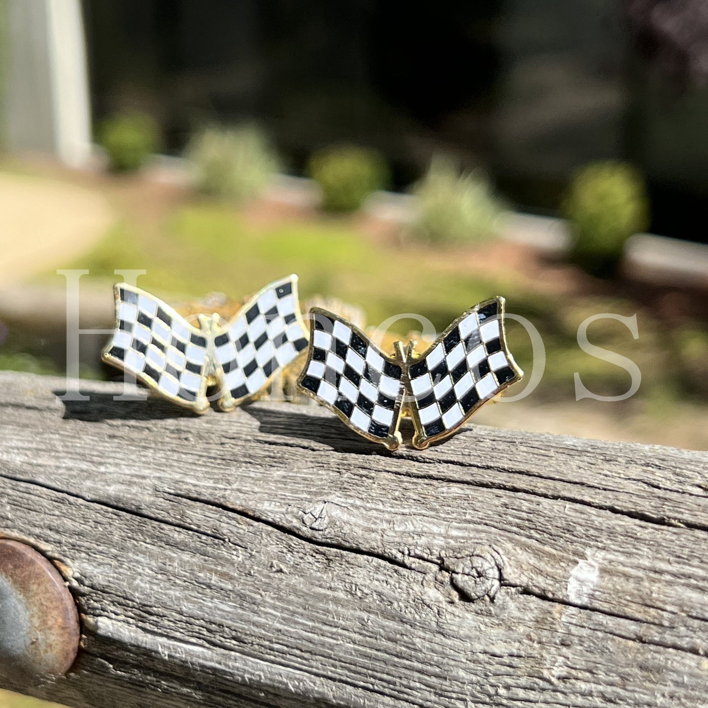 Checkered Flags Cufflinks