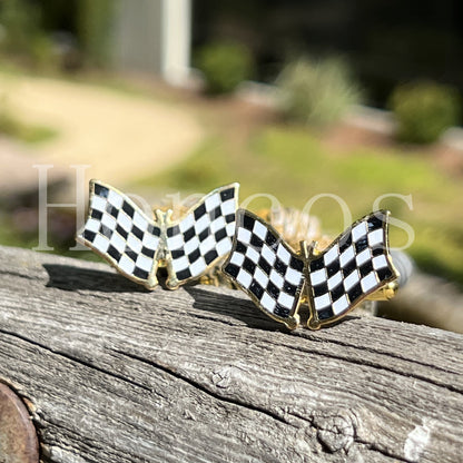 Checkered Flags Cufflinks